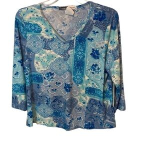 California concepts printed top boho vibe print